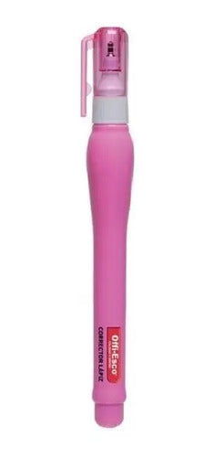 Corrector Lápiz Offi-esco Color Rosado