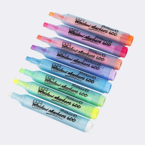 Marcador Para Vidrio Window Markers 600 Pelikan X 8 Unds Surtidas