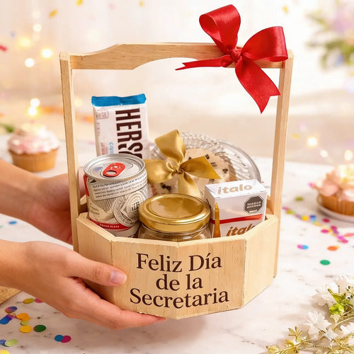 Ancheta Regalo Canasto Día De La Secretaria