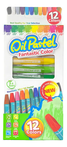 Tiza Pastel Al Oleo Oilpastel X 12 Colores X 12 Colores