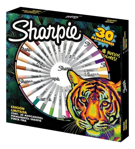 Marcadores Permanentes Ruleta Sharpie X 30 Colores Color Multicolor