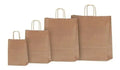 Bolsa Papel Kraft Con Manija 90gr  22.5x37x10 Cm X 12 Pcs