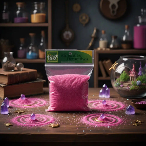 Arena Artificial Manualidades Fucsia X 500gr Fucsia