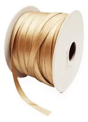 Cinta Dorado Raso Tela Satín Moños 100 Mts X 7mm Dorado
