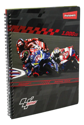 Cuaderno Grande Argollado Rayado Pasta Dura 80 Hojas