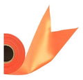 Cinta Naranja Raso Tela Satín Moños 25 Mts X 3.5 Cm  Naranja