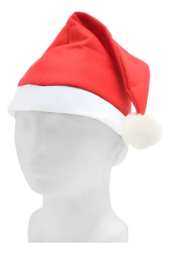 Sombrero Gorro Navidadeño Papa Noel  Rojo