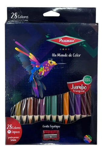 Colores Jumbo Doble Punta X 14 15colores