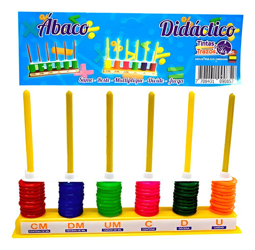 Ábaco Vertical Didáctico Multicolor