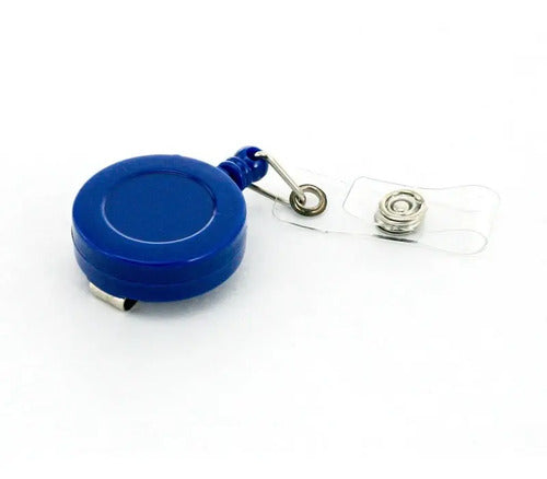 Escarapela Rígida 8.5x5.5cm Horizontal Con Yoyo X 25 Und
