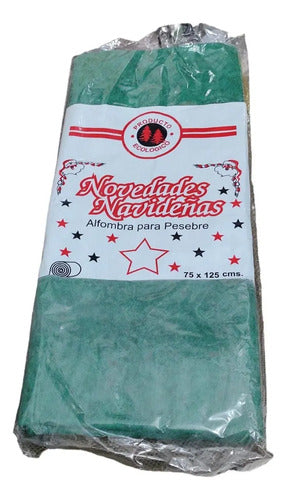 Tapete Para Pesebre Verde 125 X 75 Cm - 6 Unidades