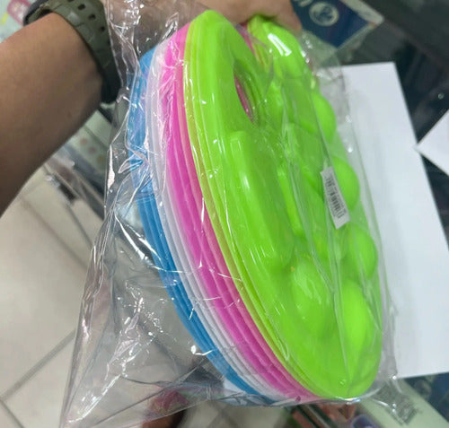Paleta Plástica De Pinturas  Mezcladora Artística