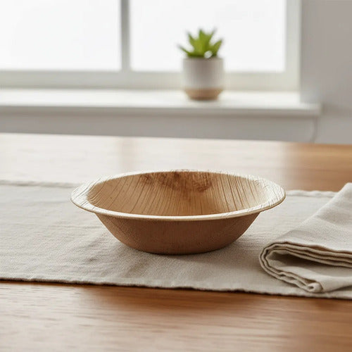 Bowl Pequeño De Areca (bamboo) 12cm - 10 Unidades Madera