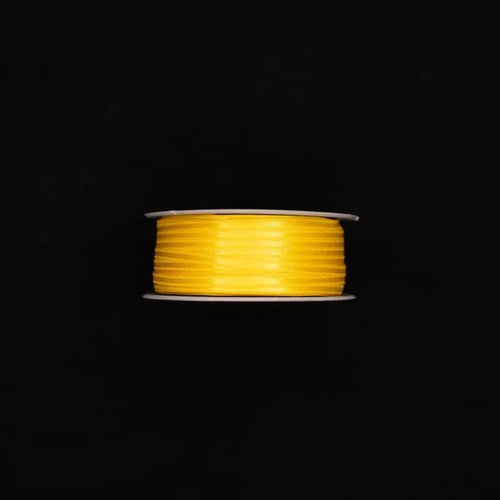 Cinta Amarilla Raso Tela Satín Moños 100 Mts X 3mm Amarillo