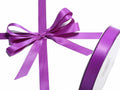 Cinta Morado Raso Tela Satín Moños 50 Mts X 1.2 Cm Morado 1.2cm