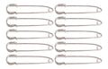 Gancho Metálico Nodriza Grande  Para Falda 7.5 Cm X 12 Und