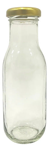 Envase Frasco De Vidrio Bebidas 250ml X 12 Unidades Transparente