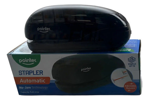 Grapadora Electrica Automatica Pointer Negro