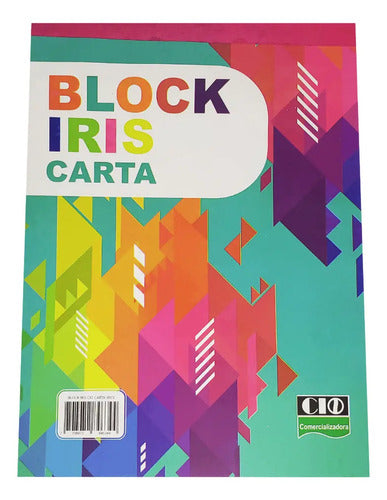 Block Papel Iris Tamaño Carta 35 Hojas X 3 Unidades