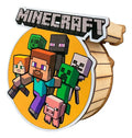 Caja Decorativa En Forma De Minecraft Regalo 25x22x8 Cm Mdf