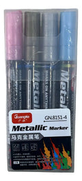 Marcador Metálico X 4 Pcs - Punta 1-3mm