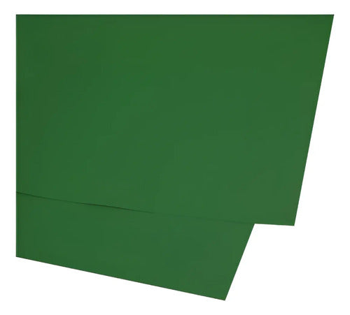 Cartulina Iris Color Verde 1/2 Pliego  X 5 Hojas Verde