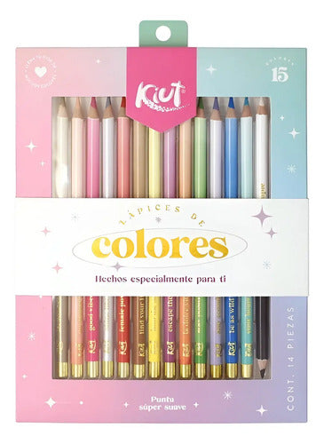 Caja De Colores Kiut X 15 Surtido X 15