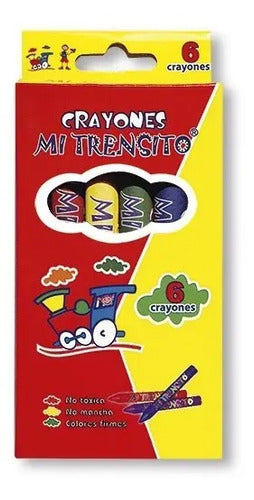 Crayola Crayones Mi Trensito * 6 Colores X 6 Cajas
