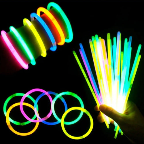 Manillas Neon Surtida 20cm  X 50 Unidades Neón
