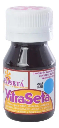 Vitraseta Roseta 30ml Color Azul Cobalto