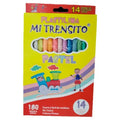 Plastilina Pastel  Larga Mi Trensito 14 Barras X 3 Und