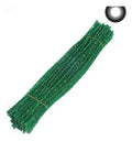 Chelines Metalizados Color Verde 30cm X 100 Pcs