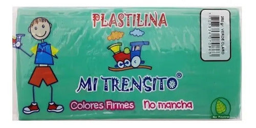 Plastilina Barra Mi Trensito Verde 250gr