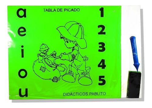Tabla De Picado Acrílico Y Espumado 30 X 24 Cm