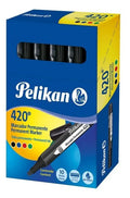 Marcador Permanente Pelikan Ref. 420 Negro X 10 Unidades