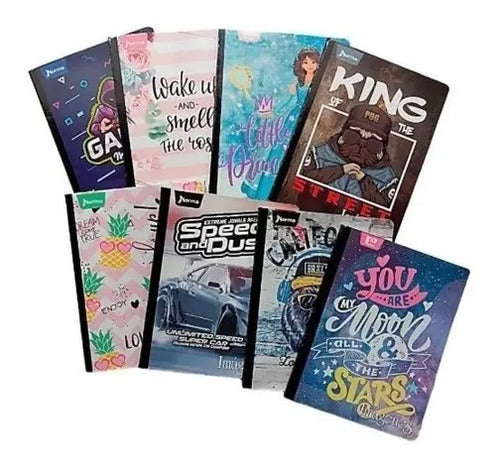 Cuaderno Grande Cosido Cuadriculado 50 Hojas X 12 Unidades