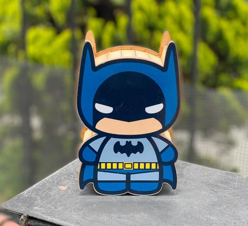 Caja Decorativa En Forma De Batman Para Regalo 18x11x7 Cm Mdf