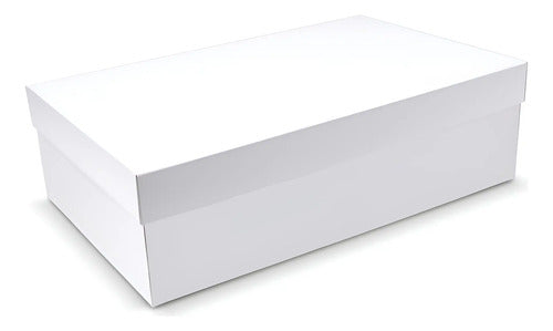 Cajas Cartón Kraft Blanco Armable 24 X 15 X 8 Cm * 6 Und Blanco