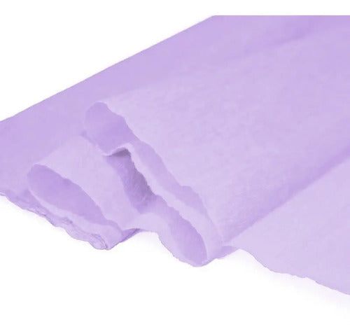 Papel Crepe Lila X 10 Unidades