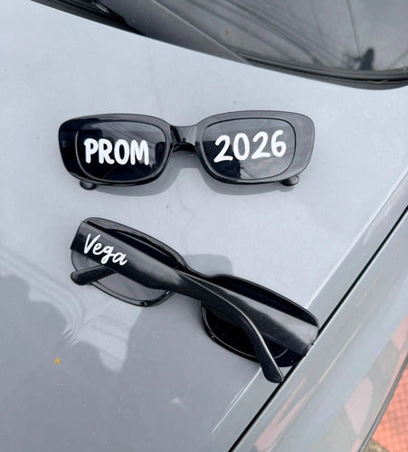Gafas Personalizadas Para Colegios Prom X 10 Unidades Blanco Personalizado