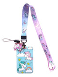 Porta Carnet Porta Documentos Acrílico Unicornios
