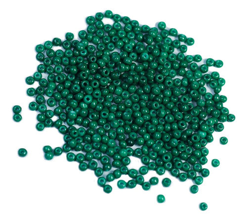 Chaquiras Pepas Bisutería Color Verde Oscuro8.8mm -1.000und