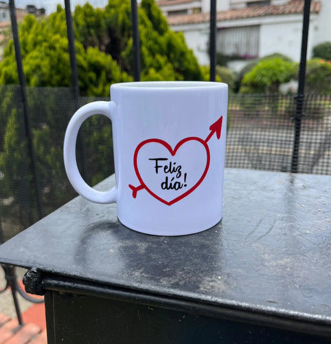 Mug Marcado Amor Y Amistad Blanco Amor Y Amistad