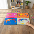 Mapa Del Mundo Educativo Foamy Rompecabezas