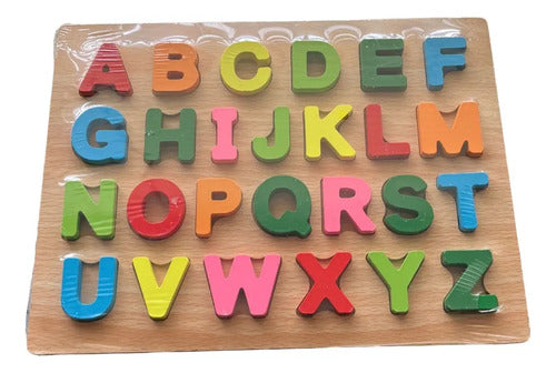 Juego Didáctico Niños Abecedario En Madera