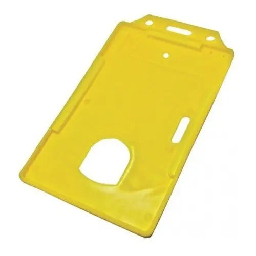 Escarapela Rígida 8.5x5.5cm Vertical Con Yoyo X 25 Und