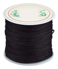 Hilo Chino 0.8mm X 90 Mts Negro Para Bisutería Manillas Negro