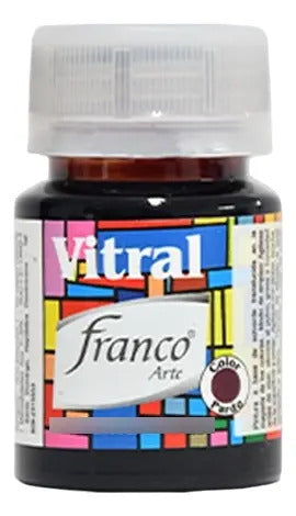 Pintura Vitral Franco Arte Color Pardo 30ml