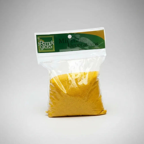 Arena Artificial Manualidades Amarillo X 500gr Amarillo