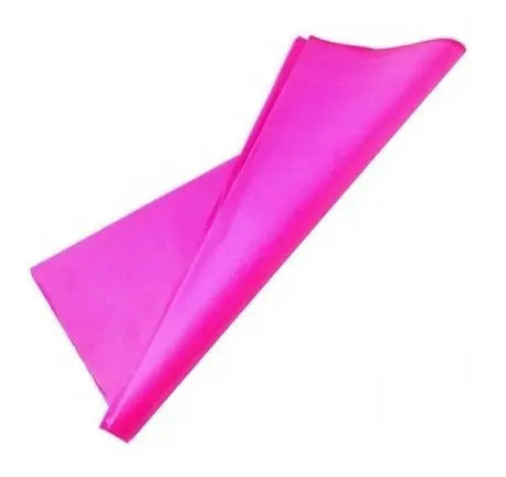 100 Pcs Papel Seda Fucsia